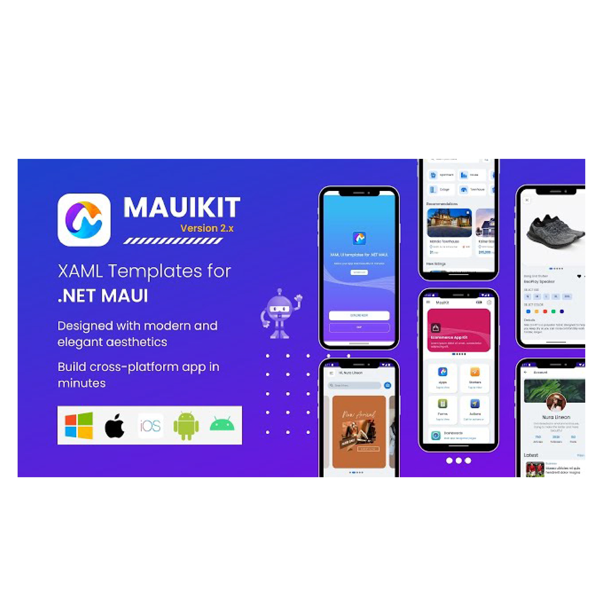 MauiKit - 适用于 .NET MAUI 的 Xaml UI 模板